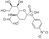 2-O-(P-ニトロフェニル)-Α-D-N-アセチルノイラミン酸 化学構造式