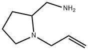 1-(2-プロペニル)-2-ピロリジンメタンアミン 化学構造式