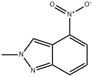 2-甲基-4-硝基-2H-吲唑, 26120-44-5, 结构式
