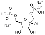 D-フルクトース1,6-ビス(りん酸水素ナトリウム) 化学構造式