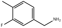 3-氟-4-甲基苄胺 结构式
