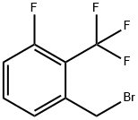 3-FLUORO-2-(TRIFLUOROMETHYL)BENZYL BROMIDE Structure