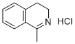 1-METHYL-3,4-DIHYDROISOQUINOLINE HYDROCHLORIDE 结构式