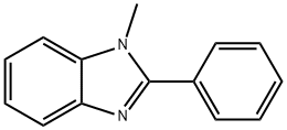 1-メチル-2-フェニル-1H-ベンゾイミダゾール 化学構造式
