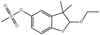 rac-(2R*)-2-エトキシ-2,3-ジヒドロ-3,3-ジメチル-5-(メチルスルホニルオキシ)ベンゾフラン