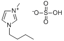 硫酸水素1-ブチル-3-メチルイミダゾリウム 化学構造式