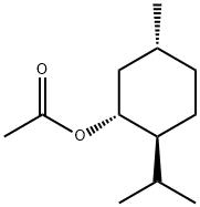 (1R)-(-)-Menthyl acetate Struktur