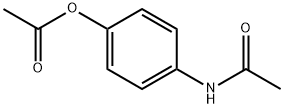 4-Acetoxyacetanilide Struktur