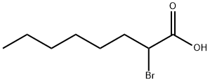 2-溴正辛酸 结构式