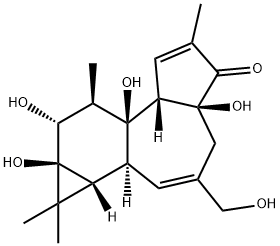 ALPHA-佛波醇 结构式