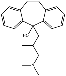 5-[3-(Dimethylamino)-2-methylpropyl]-10,11-dihydro-5H-dibenzo[a,d]cyclohepten-5-ol Struktur