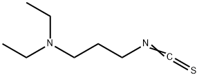 3-(二乙基氨基)丙基异硫氰酸酯, 2626-52-0, 结构式