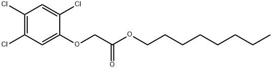 2,4,5-トリクロロフェノキシ酢酸オクチル 化学構造式