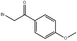 2-Bromo-4'-methoxyacetophenone Struktur