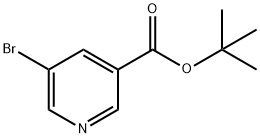 5-溴烟酸叔丁酯 结构式