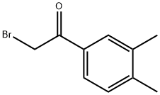 2-BROMO-1-(3,4-DIMETHYL-PHENYL)-ETHANONE Struktur
