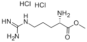 L-精氨酸甲酯二盐酸盐, 26340-89-6, 结构式