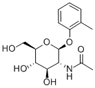 2-甲基苯基 2-乙酰氨基-2-脱氧-BETA-D-吡喃葡萄糖苷 结构式