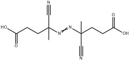 4,4'-Azobis(4-cyanovaleric acid) Struktur