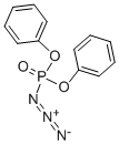 Diphenylphosphoryl azide Struktur
