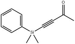 4-(二甲基苯基硅基)-3-丁炔-2-酮 结构式