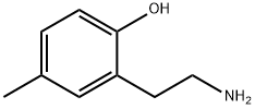 Phenol, 2-(2-aminoethyl)-4-methyl- (9CI) Structure