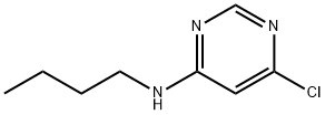4-(ブチルアミノ)-6-クロロピリミジン 化学構造式