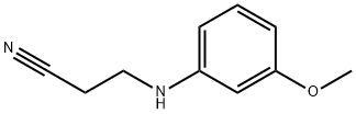 3-(3-METHOXY-PHENYLAMINO)-PROPIONITRILE Struktur