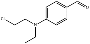 N-乙基-N-氯乙基-4-氨基苯甲醛, 2643-07-4, 结构式