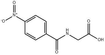 4-硝基马尿酸 结构式