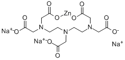 ペンテト酸亜鉛三ナトリウム 化学構造式