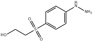 2-[(4-hydrazinophenyl)sulfonyl]-ethano Structure
