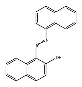1-(1-naphthylazo)-2-naphthol Struktur