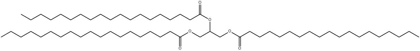十九烷酸甘油三酯, 26536-13-0, 结构式