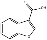 苯并呋喃-3-羧酸, 26537-68-8, 结构式