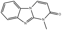Pyrimido[1,2-a]benzimidazol-2(1H)-one, 1-methyl- (8CI,9CI) Structure