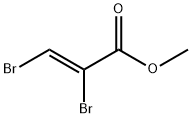 (Z)-2,3-ジブロモアクリル酸メチル 化学構造式