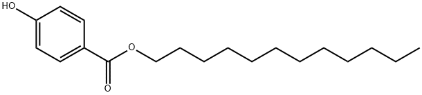4-ヒドロキシ安息香酸ドデシル 化学構造式