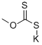 Potassium methylxanthate Struktur