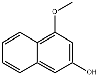4-Methoxy-2-naphthol Structure