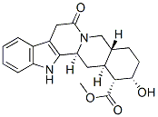 17-オキソヨヒンバン-16α-カルボン酸メチル 化学構造式