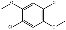 1,4-ジクロロ-2,5-ジメトキシベンゼン 化学構造式