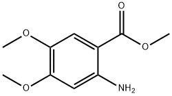 2-氨基-4,5-二甲氧基苯甲酸甲酯, 26759-46-6, 结构式