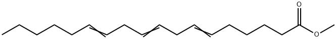 6,9,12-オクタデカトリエン酸メチル 化学構造式