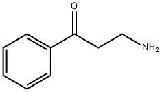 3-アミノ-1-フェニル-1-プロパノン 化学構造式