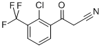 BENZENEPROPANENITRILE, 2-CHLORO-B-OXO-3-(TRIFLUOROMETHYL)- Structure