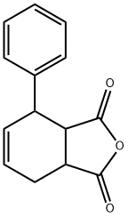 3-フェニル-4-シクロヘキセン-1,2-ジカルボン酸無水物 化学構造式