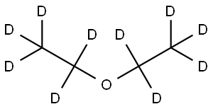 ジ[(2H5)エチル]エーテル 化学構造式