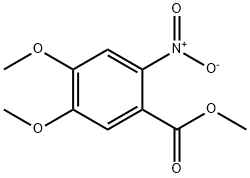 6-硝基藜芦酸甲酯 结构式