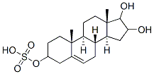 androst-5-ene-3,16,17-triol-3-sulfate Struktur